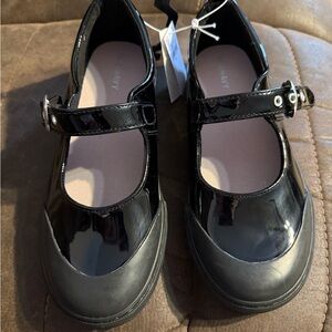 NWT Shiny Black Kids Mary Jane Shoes
